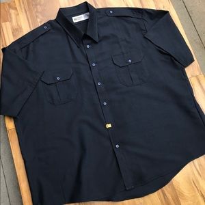 CLEAN NAVY BLUE TACTICAL SHIRT